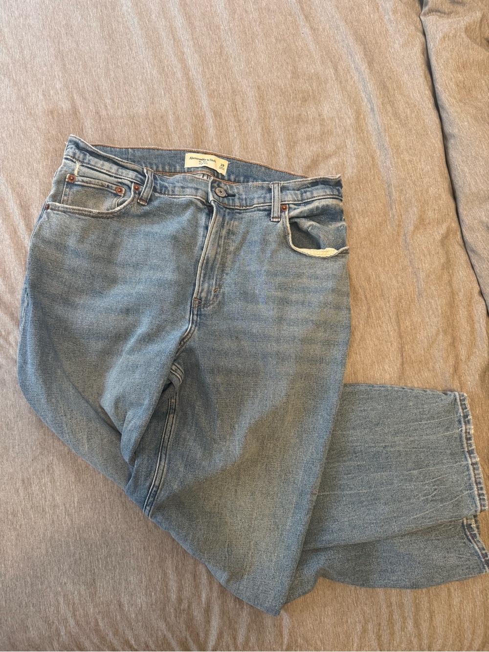 Abercrombie & Fitch Light Blue High-Rise Women's Jeans